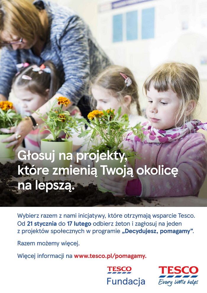  Głosowanie w sklepach Tesco plakat 1